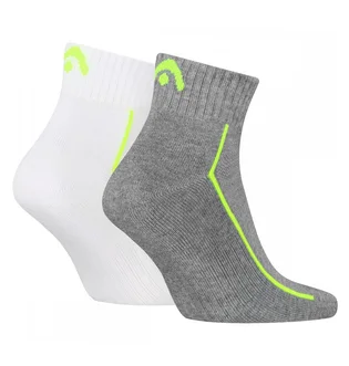 Носки мужские HEAD All Sports Performance Quarter White/Grey (2 пары) 701229022-004