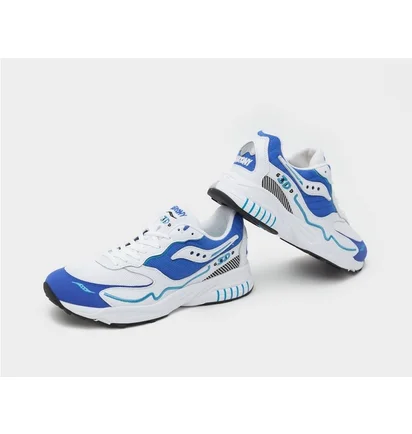 Кросівки чоловічі Saucony 3D G.R.I.D. Hurricane White/Blue S706462