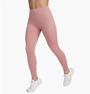 Лосины женские Nike W Dri-Fit Go Hr Tght Pink DQ5668-618