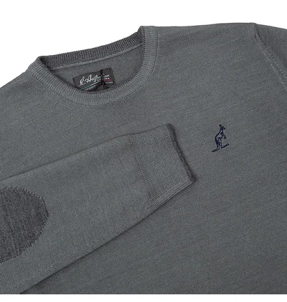 Свитшот мужской AUSTRALIAN Sweater Merinos Crewneck Grey LSUMA0010-022