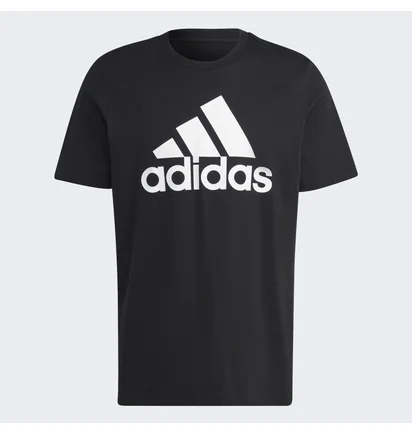 Футболка мужская Adidas Essentials Single Jersey Big Logo Tee Black Ic9347