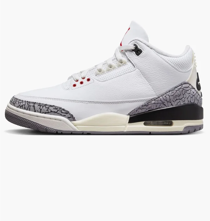 Кросівки чоловічі Air Jordan 3 Retro White Cement Reimagined White DN3707-100