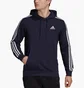 Худи мужское Adidas Hooded Sweatshirt Sportswear M 3S Ft Hd Blue GK9081
