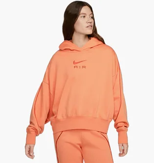 Худи женское Nike Air Fleece Hoodie Orange DQ6915-871