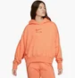 Худі жіноче Nike Air Fleece Hoodie Orange DQ6915-871