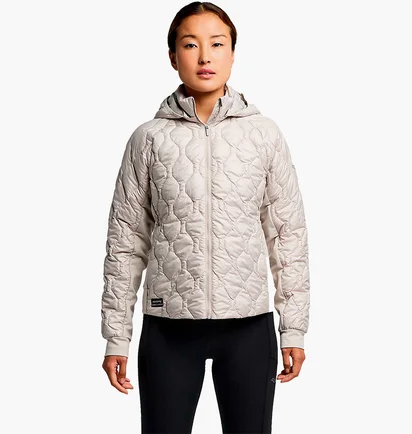 Куртка жіноча Saucony Hurricane Insulated Jacket Beige SAW800455-DV