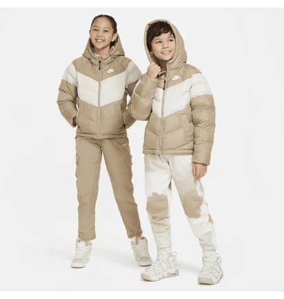 Пуховик детский Nike Sportswear Beige/White DX1264-247