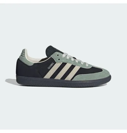 Кросівки жіночі Adidas Samba Og Black/Green JI2680