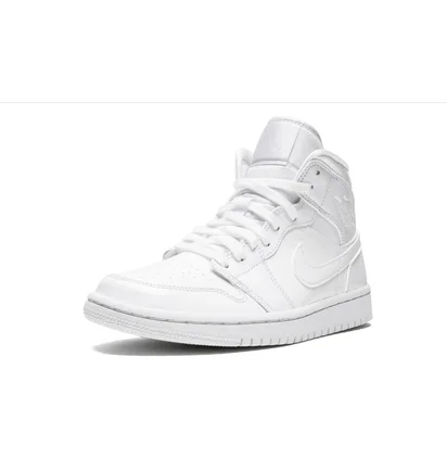 Кроссовки женские Air Jordan Wmns 1 Mid White BQ6472-111