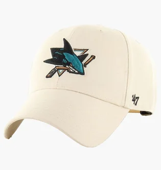 Кепка унісекс 47 Brand Nhl San Jose Sharks Beige MVPSP22WBP-NT