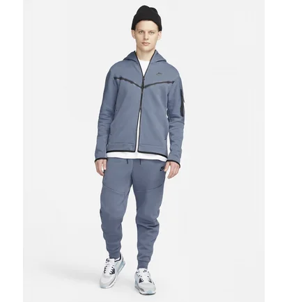 Толстовка мужская Nike Sportswear Tech Fleece Blue Cu4489-491