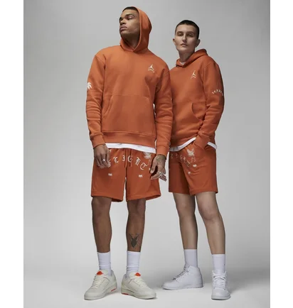 Шорты унисекс Air Jordan Artist Series By Umar Rashid Mesh Shorts Orange DX9720-812