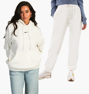 Спортивный костюм женский Nike Sportswear Phoenix Fleece Beige DQ5860-133__DQ5887-133