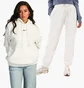 Спортивный костюм женский Nike Sportswear Phoenix Fleece Beige DQ5860-133__DQ5887-133