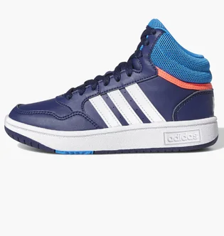 Кроссовки детские Adidas Hoops Mid Shoes Blue/White Gw0400