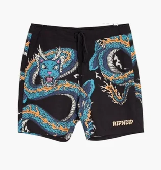 Шорты мужские RipNDip Shen Nerm Black RNDSUM25120