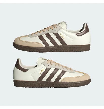 Кросівки жіночі Adidas Samba Og Earth Strata White/Brown JR8842