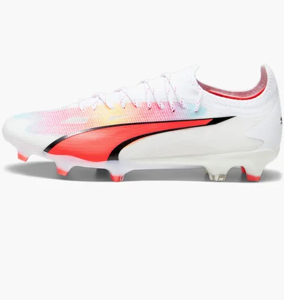 Бутсы унисекс Puma Ultra Ultimate Fg/Ag Football Boots White 107311-01