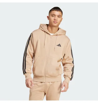 Толстовка мужская Adidas Essentials 3-Stripes Fleece Beige JX0745