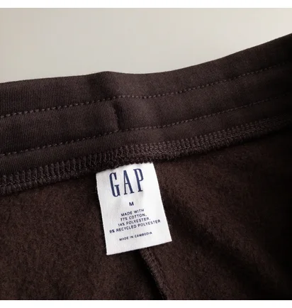 Штани чоловічі Gap Logo Fleece Pants turkish coffee 221236531