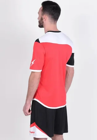 Футбольна форма чоловіча Zeus Kit Lybra Uomo Rosso Nero Red/Black KIT-LYBRA-UOMO__ROSSO__NERO
