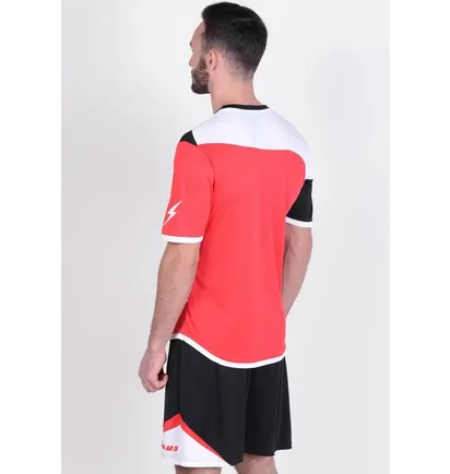 Футбольна форма чоловіча Zeus Kit Lybra Uomo Rosso Nero Red/Black KIT-LYBRA-UOMO__ROSSO__NERO