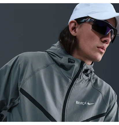 Вітровка чоловіча Nike Fcb M Nk Tch Wvn Wr Fz Jkt Wp Grey HM4234-084