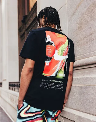 Футболка мужская Nike Max Volume Tee Black HF4473-010