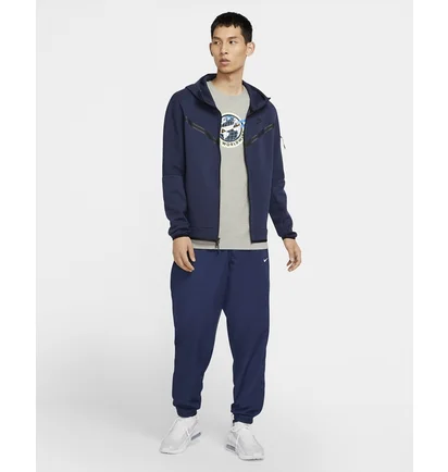 Толстовка чоловіча Nike Sportswear Tech Fleece Blue CU4489-410