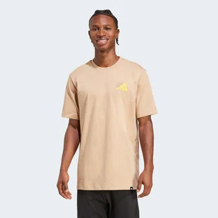 Футболка мужская Adidas Food Grilled Cheese Graphic Beige JM6461