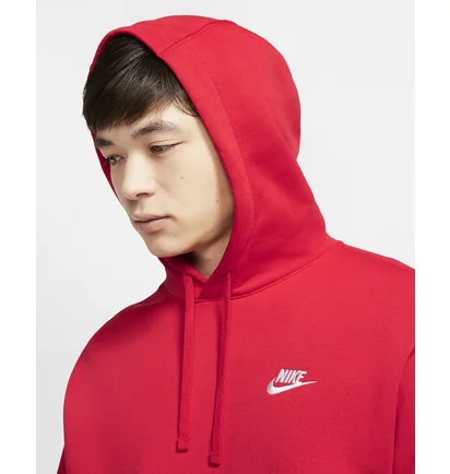 Худі чоловіче Nike Nsw Club Hoodie Red BV2654-657