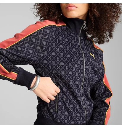 Олімпійка жіноча Puma T7 Road To Unity All-Over Print Grey 629792-16