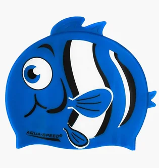 Шапочка для плавання дитяча Aqua speed Zoo Nemo 5757 Blue 115-10-NEMO