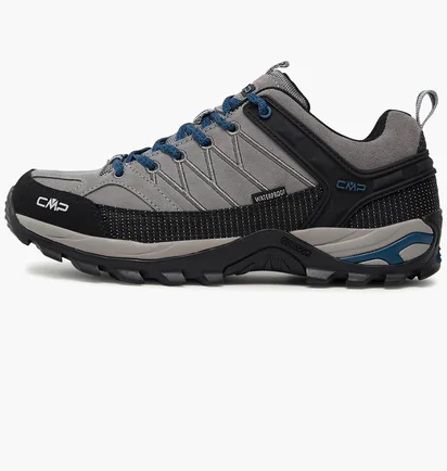 Кроссовки мужские CMP Rigel Low Trekking Shoes Wp Grey 3Q13247-P535