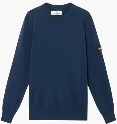 Кофта мужская Stone Island Logo Badge Blue K1S155100053-S00B2-V0020