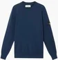 Кофта мужская Stone Island Logo Badge Blue K1S155100053-S00B2-V0020