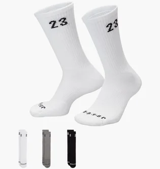 Носки унисекс Air Jordan Essentials Crew Socks White (3 пары) DA5718-911