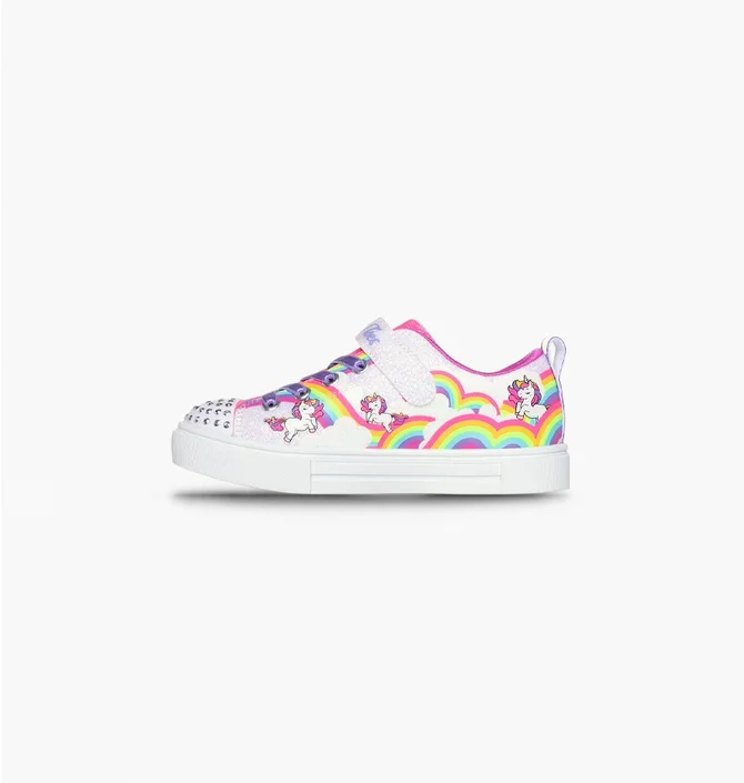 Кросівки дитячі Skechers Twinkle Sparks Jumpin Clouds Multi/Pink 314809L-WMLT