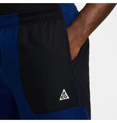 Штаны мужские Nike Acg Wolf Tree Plus Fleece Pants Black/Blue HJ2864-492