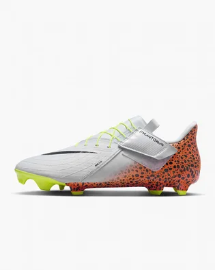 Бутси унісекс Nike Phantom Gx 2 Academy Easyon Electric Mg Low-Top Soccer Cleats White/Orange FN8199-900