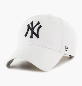 Кепка унісекс 47 Brand New York Yankees Raised Basic White B-RAC17CTP-WH