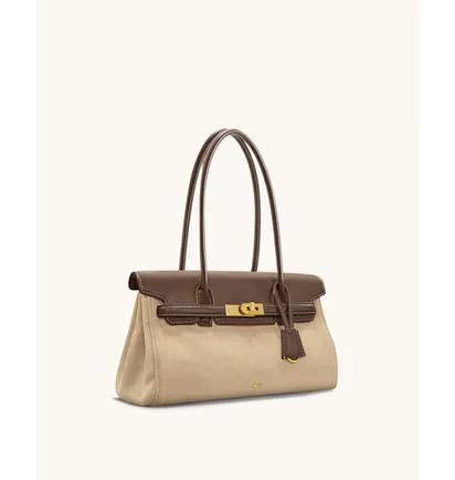 Сумка женская JW PEI Yara Faux Suede Shoulder Bag Brown BB2025BG121888JWP