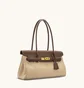 Сумка женская JW PEI Yara Faux Suede Shoulder Bag Brown BB2025BG121888JWP