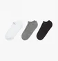 Носки унисекс Nike Everyday Cushion No Show Multi (3 пары) Sx7673-964