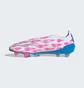 Бутсы унисекс Adidas Predator Elite Laceless Firm Ground Soccer Cleats White/Pink IF8864