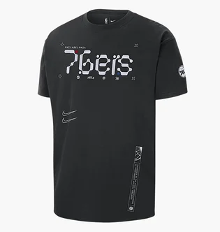 Футболка мужская Nike Philadelphia 76Ers Black DX9918-010