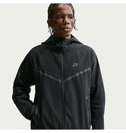 Вітровка чоловіча Nike M Nk Df Tch Wvn Wr Fz Black IU6965-010