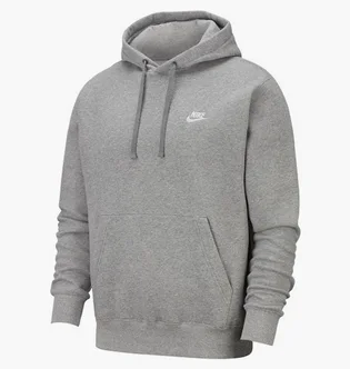 Худи мужские Nike NSW Club Crew Grey BV2654-063