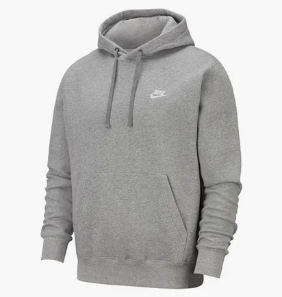 Худі чоловіче Nike NSW Club Crew Grey BV2654-063