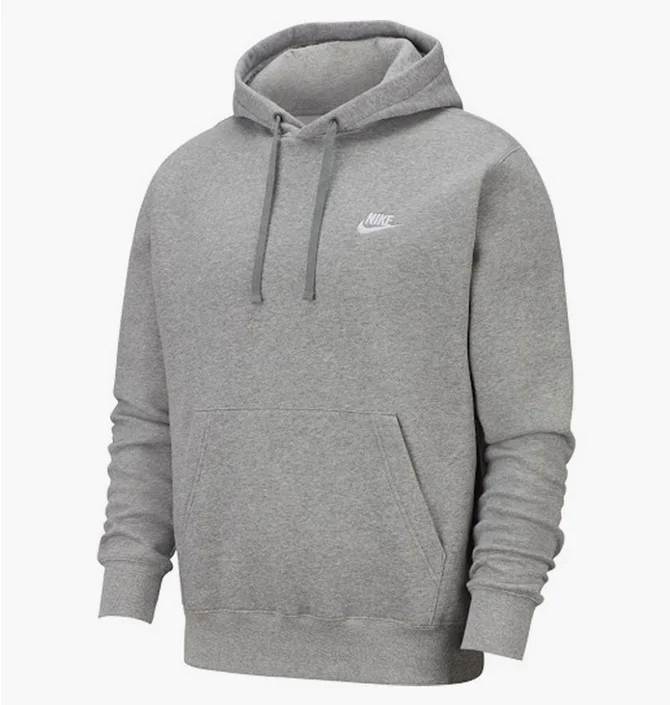 Худі чоловіче Nike NSW Club Crew Grey BV2654-063